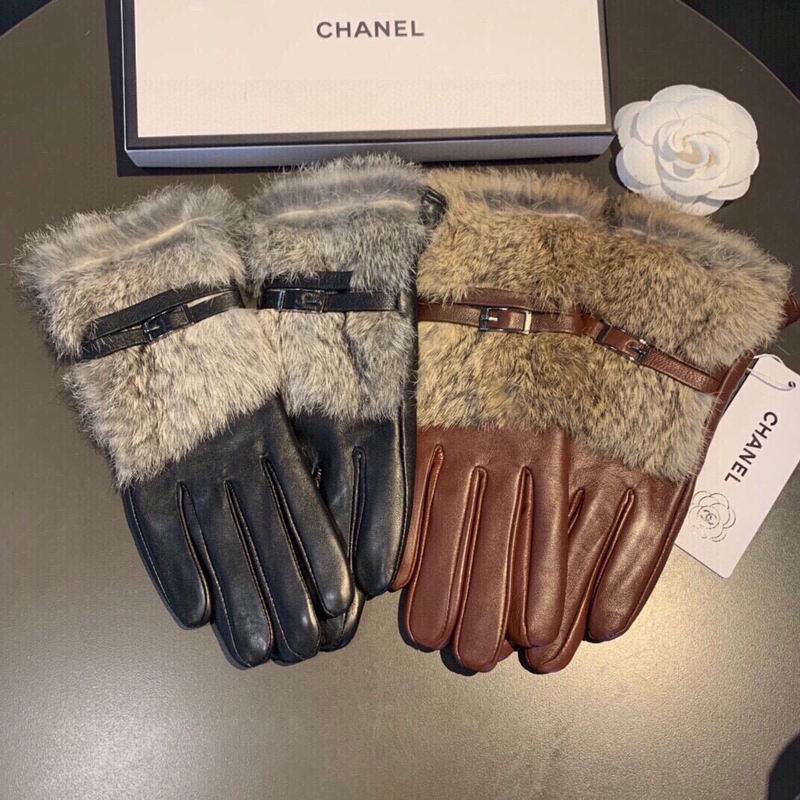Chanel Gloves M L 091090